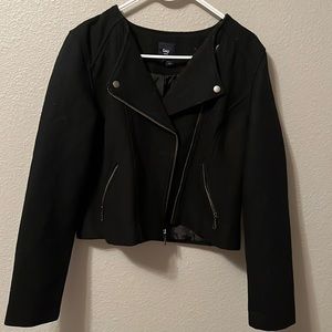 Gap wool blend Womens jacket diagonal zipper